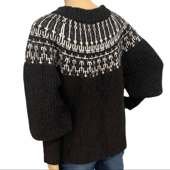Universal Thread Cozy Drop Shoulder Puff Sleeve Sweater - Picture 3 of 6